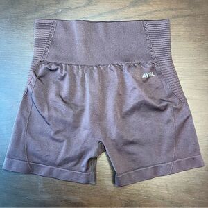 AYBL women’s Balance V2 Seamless Shorts. Mocha color. Size Large.